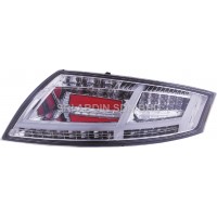 AUDI TT 07-13 Red Clear Light Bar LED Tail Lamp